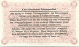 Germany / Minden 10 Pfennig 1916 Kriegsgefangenen Gutschein UNC