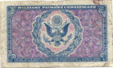 U.S.A 1 Dollar ND (1951-1954) MPC - Series 481 VF+