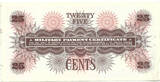 U.S.A 25 Cents ND (1968) MPC - Series 661 aUNC