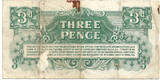 British Armed Forces 3 Pence 1948 (1956) 3rd series - Suez Canal Crisis VF- (rust)