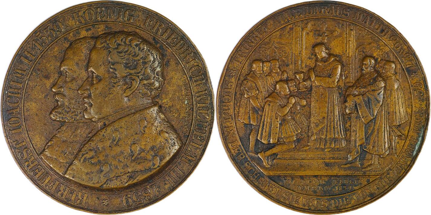 Germany / Prussia Historical medal 1839 Friedrich Wilhelm III 3rd ...