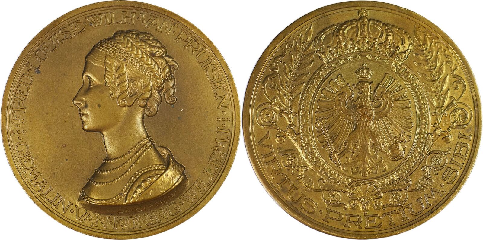 Netherlands Historical medal 1930 Wilhelmina of Prussia (1774-1837