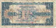 British Armed Forces 1 Shilling 3rd series - Suez Canal Crisis -