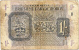 British Military Authority 1 Shilling Block B = Tripolitania -