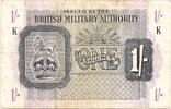 British Military Authority 1 Shilling Block K = Morocco, Algeria, Tunesia -
