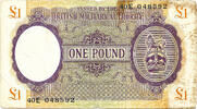 British Military Authority One Pound Block E = Tripolitania -