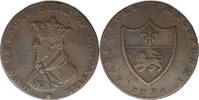 United Kingdom, Lancashire Half Penny Token - John of Gaunt -