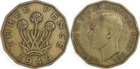 Great Britain 3 Pence George VI - Low Mintage (464,000) -