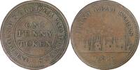 Great Britain Penny token Flint Lead Works -