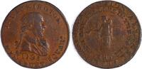 United Kingdom Middlesex 1/2 Penny token Bookseller J. Lackington, "The Temple of the Muses" -