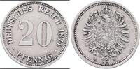 Kaiserreich 20 Pfennig kleiner Adler -