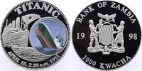 Sambia 1000 Kwacha Untergang der Titanic -