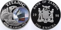 Sambia 1000 Kwacha Untergang der Titanic -