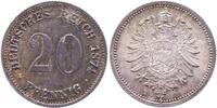 Kaiserreich 20 Pfennig kleiner Adler -