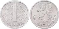 Finnland 1 Markkaa Silber -