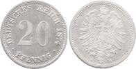 Kaiserreich 20 Pfennig kleiner Adler -