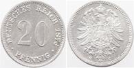 Kaiserreich 20 Pfennig kleiner Adler -