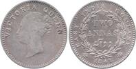Indien - Großbritannien 2 Annas Victoria 1837-1901 -