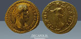 Aureus AD 155-156 Antoninus Pius  ***a stunning example, beautiful style*** XF+/UNC
