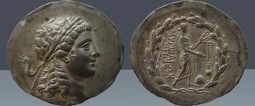 AEOLIS Tetradrachm Myrina, Circa 160-143 BC. **Beautiful Style, High Grade XF++** RARE