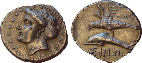 PAPHLAGONIA Drachm Sinope. Circa 350/300 BC. *Beautiful style, very sharp details, full Rev* XF++