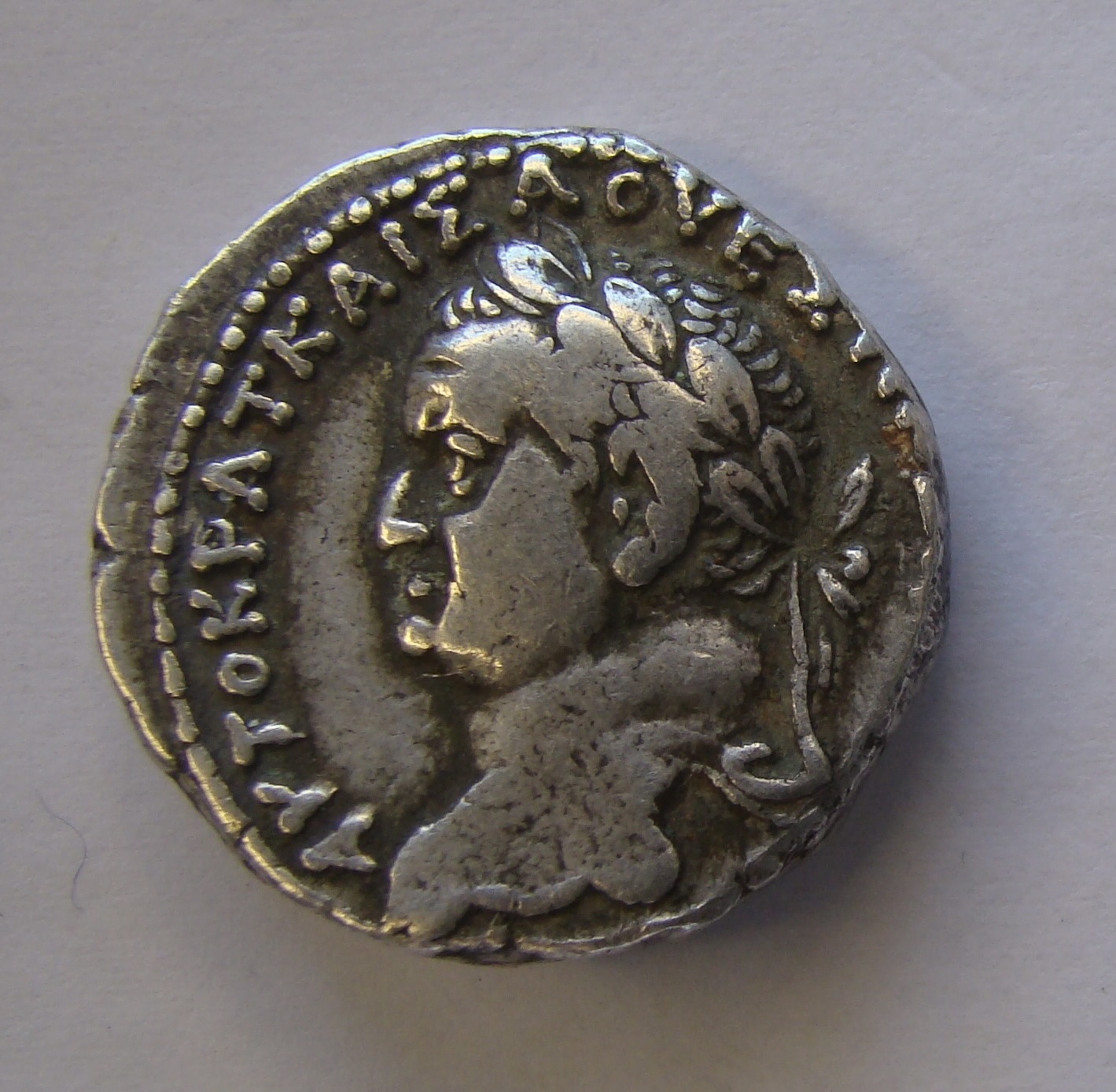 Seleucis and Pieria Tetradrachm Titus as a Caesar with Vespasian, Dated ...