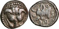Drachm from Rhegion in Bruttium (ca. 494/3-480 BC) -