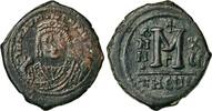 Follis from Emperor Maurice Tiberius (596/7 AD) -