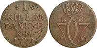 Denmark 1 skilling 1771 Denmark DANKSE  790.18 US$  +  21.07 US$ shipping