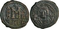  Follis 6 n. Chr. from Emperor Maurice Tiberius (595/6 AD)  79.02 US$  +  21.07 US$ shipping