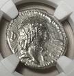 ROMAN REPUBLIC AR Denarius L.C.Piso Frugi, c.90 BC NGC Ch AU NGC Ch AU Strike: 4/5 Surface: 4/5