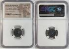SELEUCID KINGDOM Demetrius I, 162-150 BC SELEUCID KINGDOM AE17 Serrate Dicher Collection AE17 Serrate Demetrius I, 162-150 BC NGC Ch VF Strike: 5/5 S