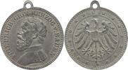 Baden-Durlach Zinn-Medaille (bei Balmberger, Nürnberg) Friedrich I. 1852-1856-1907. -