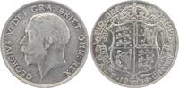 Grossbritannien Half Crown 1914 Georg V. 1910-1936. EF