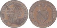 Baden-Durlach Cu-Gedenk-Kreuzer 1871 Friedrich I. 1852-1856-1907. EF