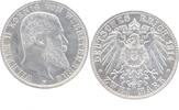 Württemberg 2 Mark Wilhelm II. 1891-1918. -