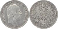 Sachsen 5 Mark Georg 1902-1904. -