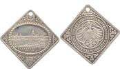 Deutsche Bundesschiessen Versilb. Klippe (von A. Paul) Deutsches Bundesschiessen Frankfurt 1887 (9. u. 25-jährig. Jubiläumsschiessen -