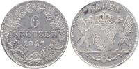 Baden-Durlach 6 Kreuzer Leopold 1830-1852. -