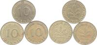 Bundesrepublik LOT: 10 Pfennig 1950 F Bundesrepublik vz (1); ss 109.14 元  ＋  38.98 元 运费