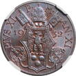 Vatican City 10 centesimi 1932, NGC MS67, "Pope Pius XI (1929 - 1938)" Vatican City  1932, NGC MS67, "Pope Pius XI (1929