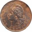 Argentina 2 centavos 1891, NGC MS64 BN, "Argentine Peso (1881 - 1969)" Argentina  1891, NGC MS64 BN, "Argentine Peso (18