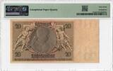 Germany 20 Reichsmark 1929 (ND 1945), PMG 67 EPQ, "Reichsbanknote" Pick# 181b
