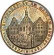Frankfurt 1 thaler 1863, PCGS MS63, "Assembly of Princes" silver coin Frankfurt  1863, PCGS MS63, "Assembly of Princes"