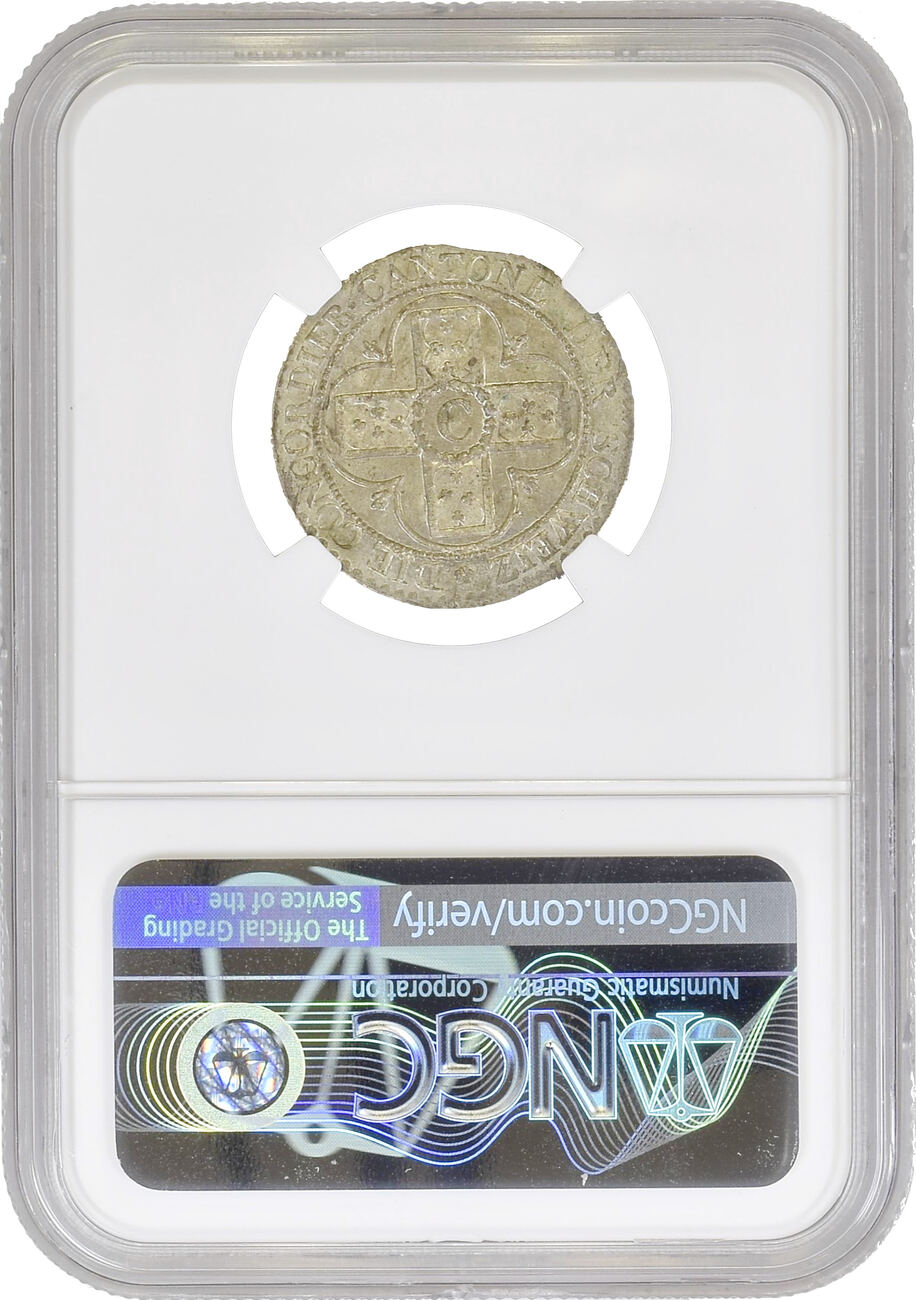 Swiss Cantons 1 Batzen 1826, Ngc Ms64, Canton Of Aargau (1805 - 1850 