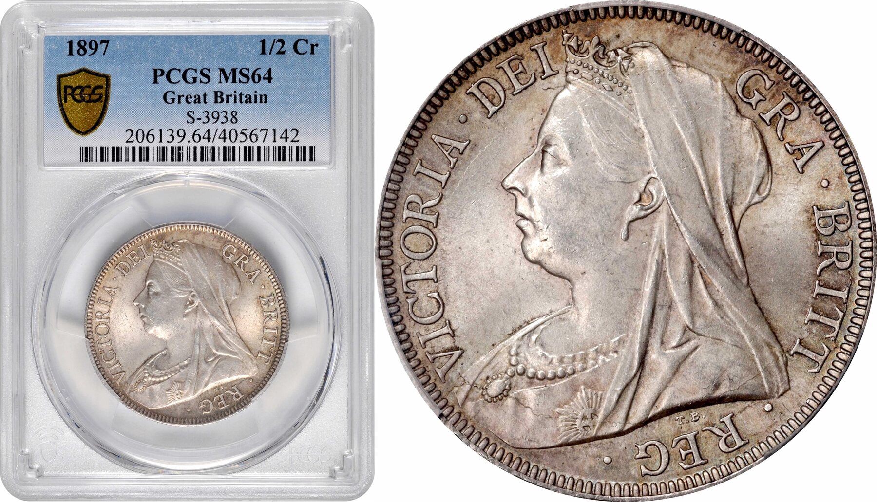 鑑定PCGS PL62 Great Britain 英国王のスピーチ PCGS鑑定AU】1887年 クラウン銀貨 ヴィクトリア女王 ジュビリーヘッド