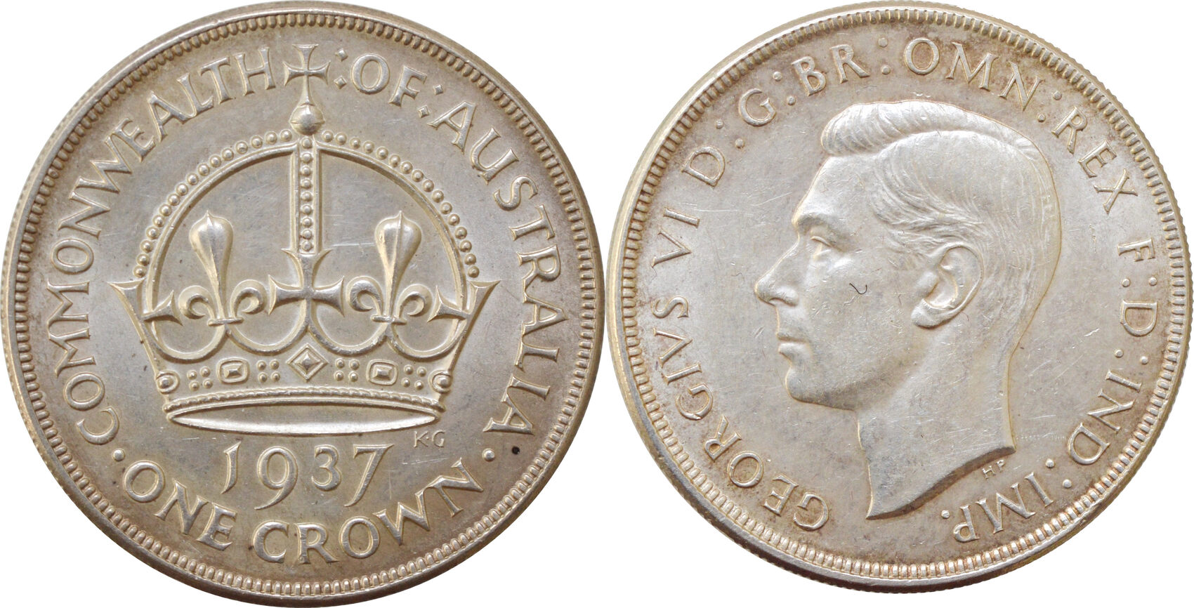 1937年 オーストラリア 1クラウン硬貨 Yahoo!オークション - 1937年 イギリス領オーストラリア銀貨 1クラウン