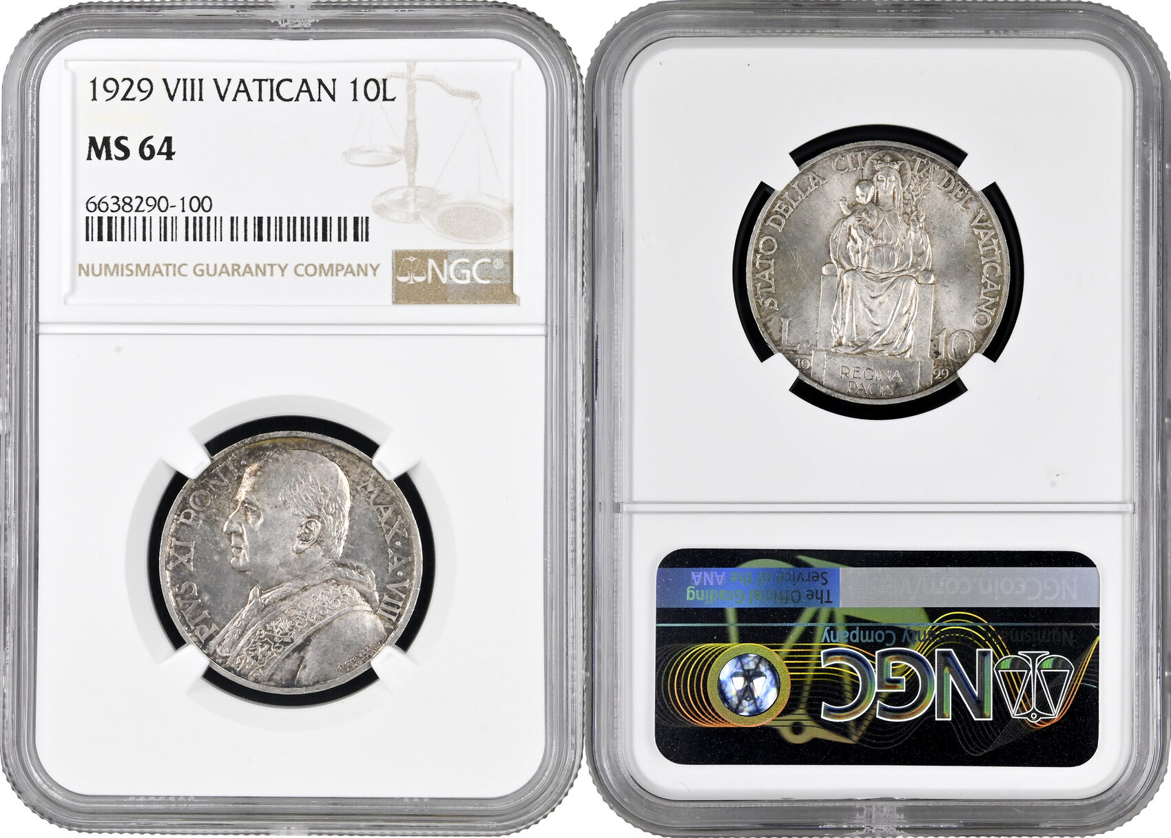 バチカン1929 Papal Arms, Pope Pius XI 未使用13種 バチカン1929