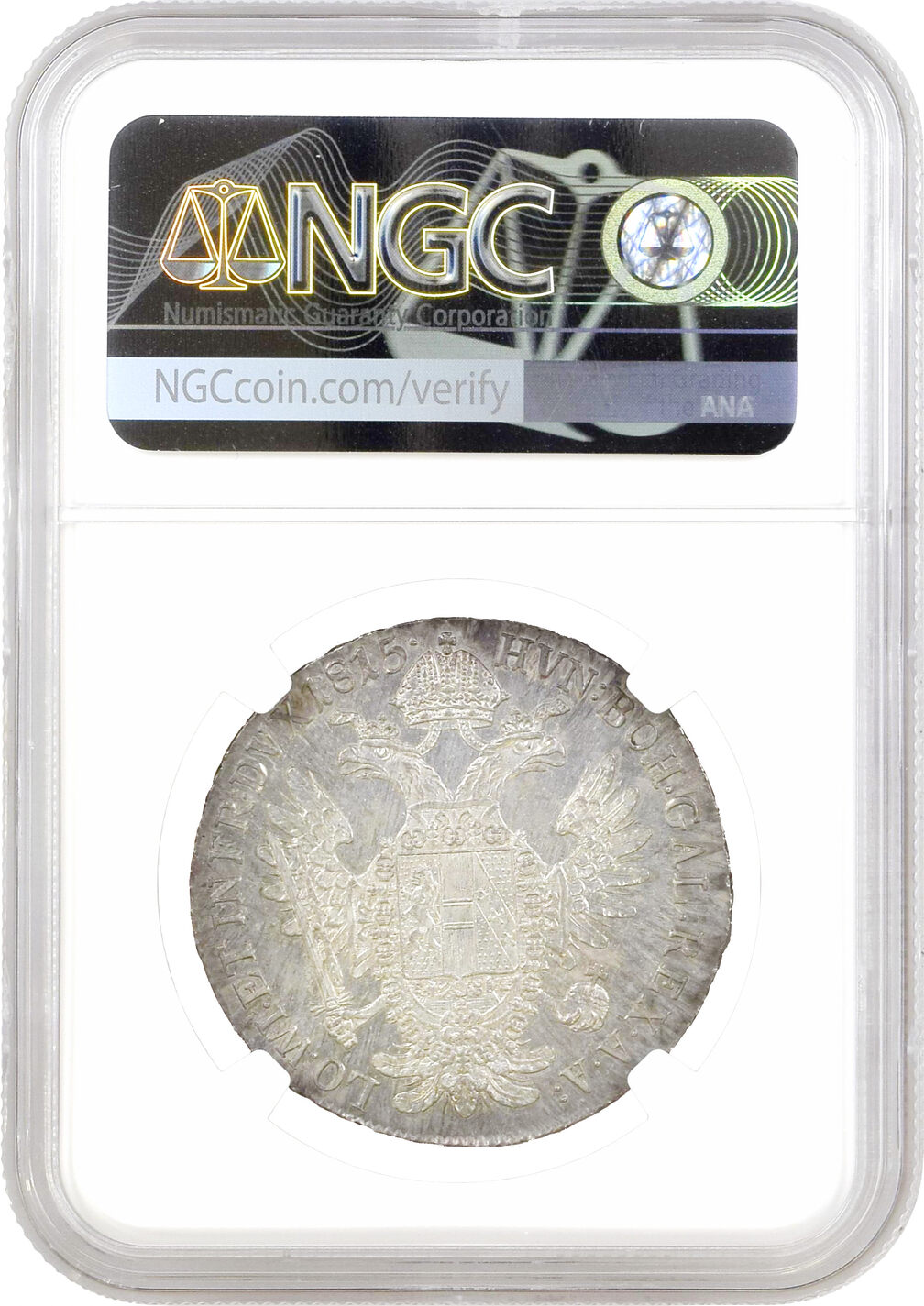 ハンガリー王国 ディナール銀貨 NGC MS63 ハンガリー王国 ディナール