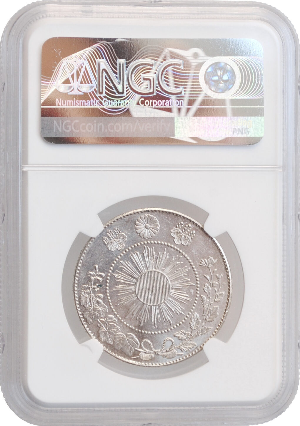 Japan 50 sen 1871, NGC MS63, Mutsuhito (Meiji) (1868 - 1912) Japan